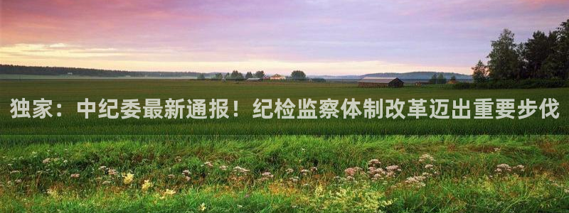 松鼠休闲游戏官网：独家：中纪委最新通报！纪检监察体制改革迈出重要步伐
